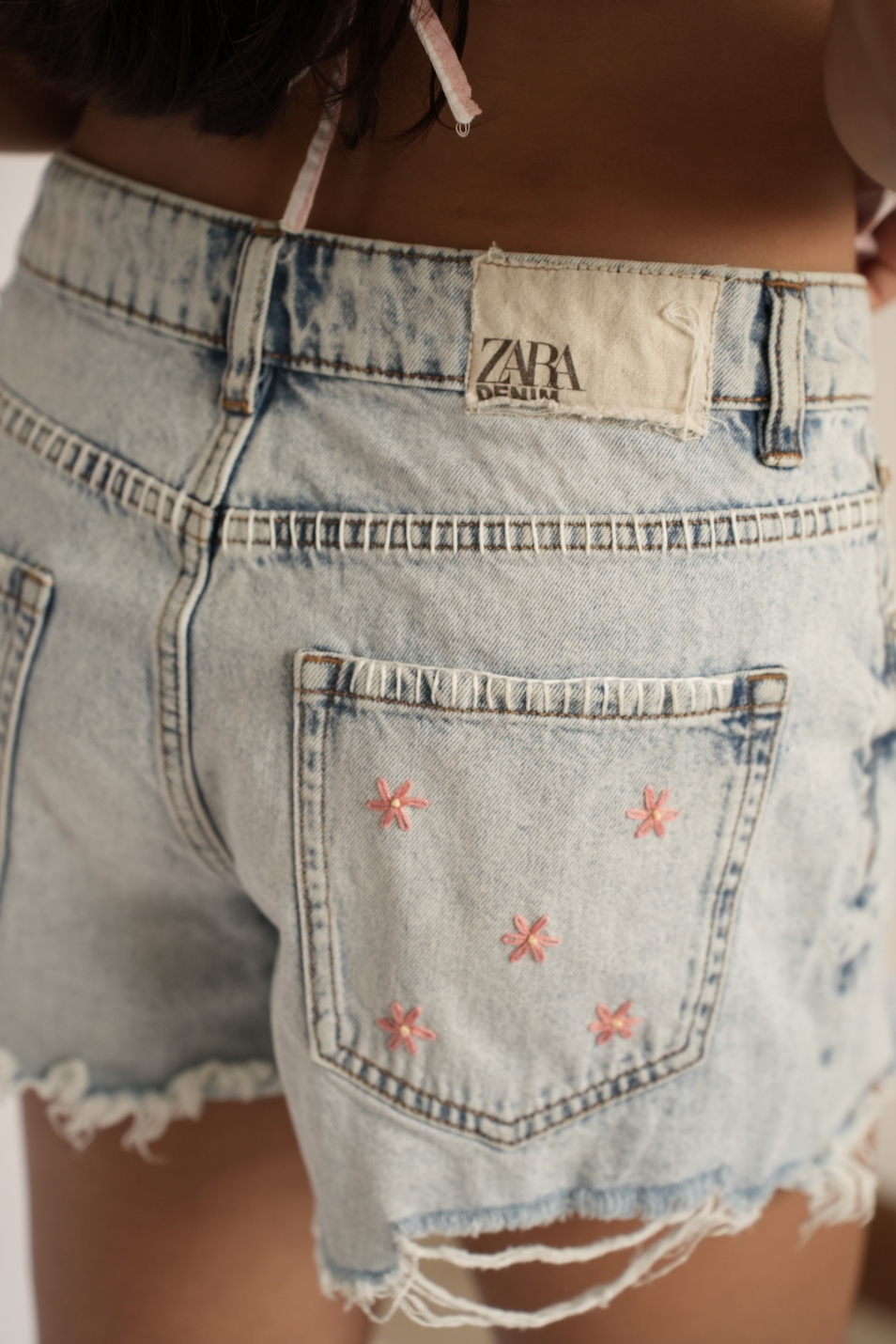 Short Bordado Zara
