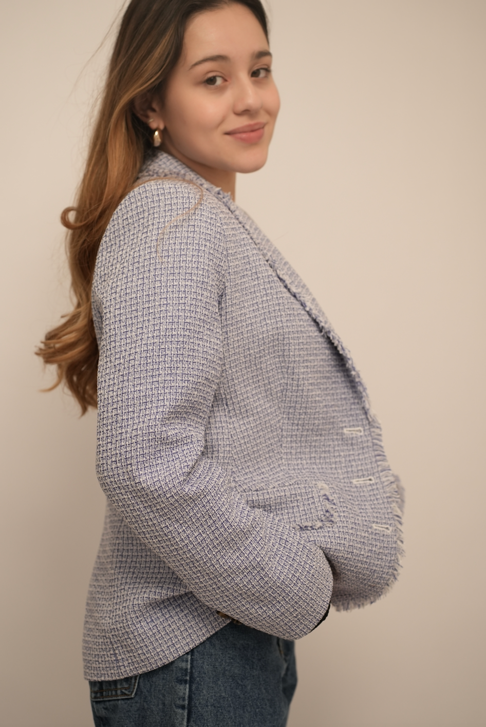 🤍 Saco DKNY Azul