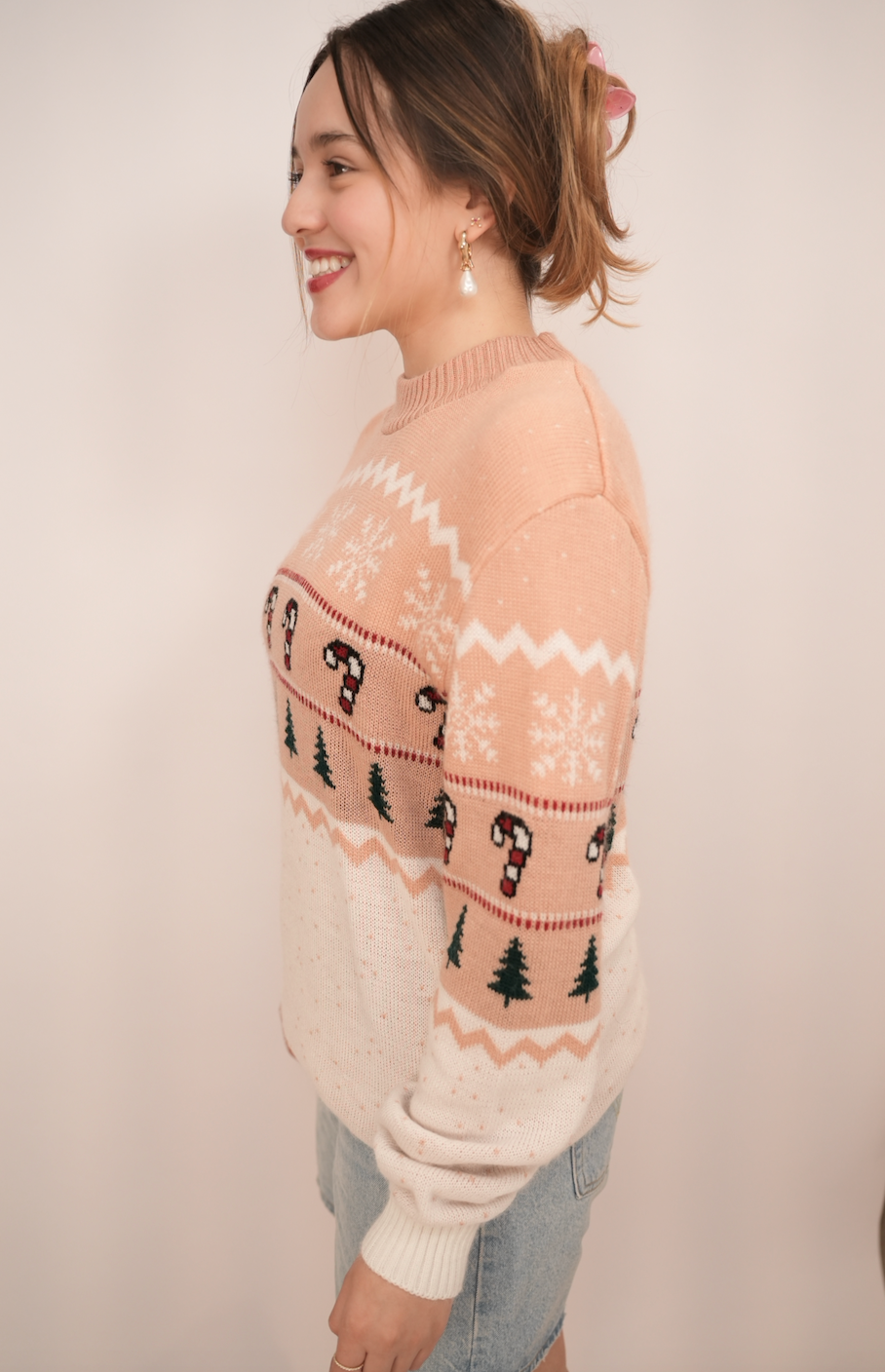 Sweater Seasonal Rosado - Marca Tendenza (Marca Nacional)