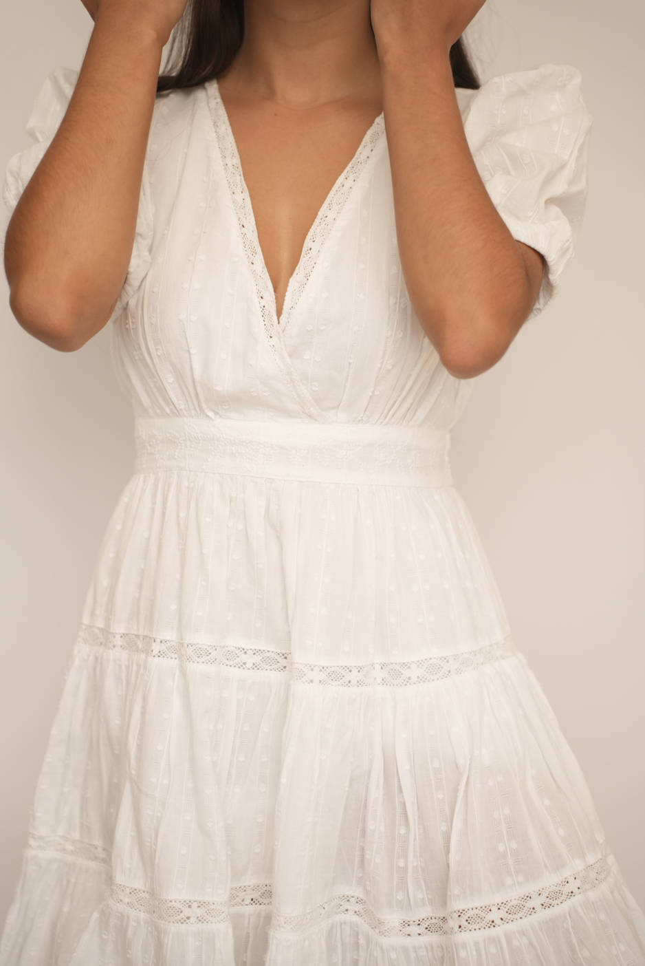 Vestido blanco Zara