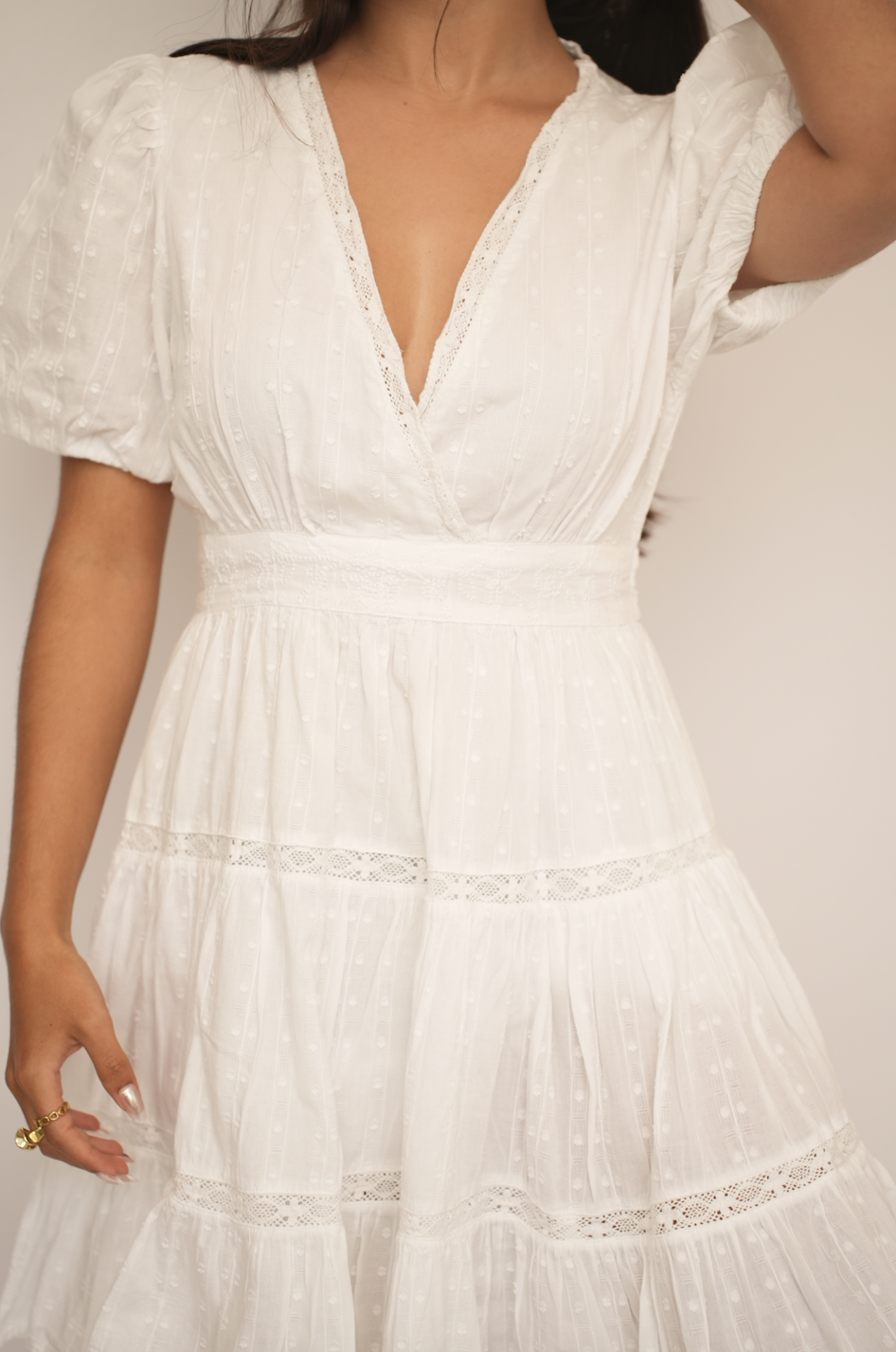 Vestido blanco Zara