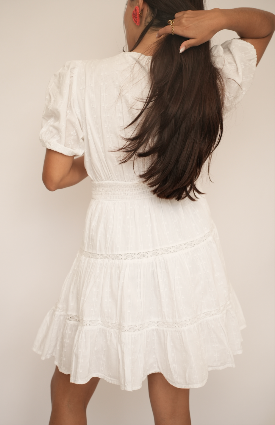 Vestido blanco Zara